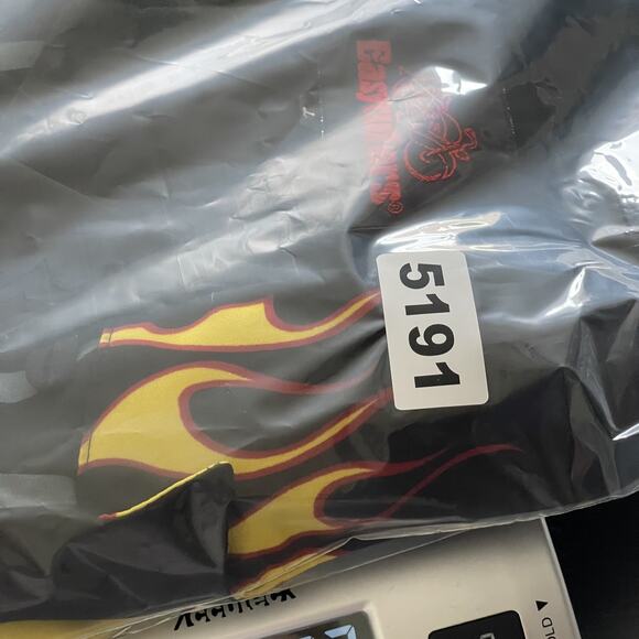 Vintage EasyRiders Shirt Mens Large Flame Button Motorcycle Biker Grunge Y2K - Picture 13 of 14